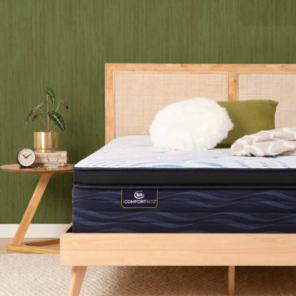 *Clearance* Serta - iComfort ECO Quilted Hybrid Q20GL Pillow Top Mattress 15″ Firm - Image 2