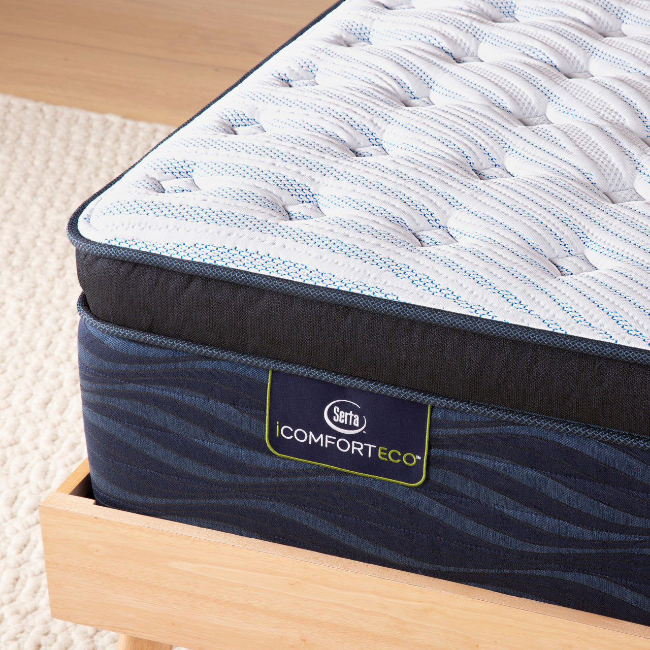 *Clearance* Serta - iComfort ECO Quilted Hybrid Q20GL Pillow Top Mattress 15″ Firm - Image 3
