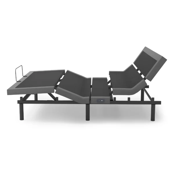 Head, Foot, Neck Tilt & Lumbar Power Adjustable Base w/ Massage, Anti-Snore, Zero Gravity, USB Ports, LED Lights & More - Contemporary IV – Rize Home - Image 4
