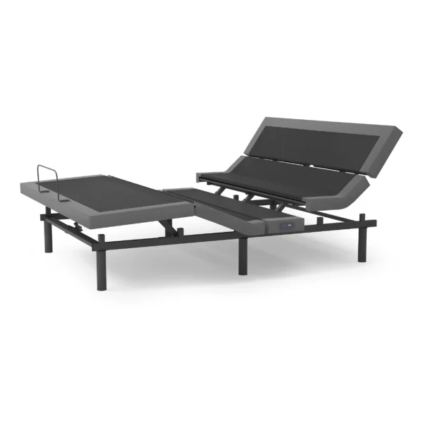 Head, Foot, Neck Tilt & Lumbar Power Adjustable Base w/ Massage, Anti-Snore, Zero Gravity, USB Ports, LED Lights & More - Contemporary IV – Rize Home - Image 7
