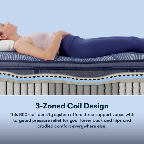 *Clearance* Serta - Perfect Sleeper Cobalt Calm Pillow Top Mattress 14.5″ Medium - Image 6