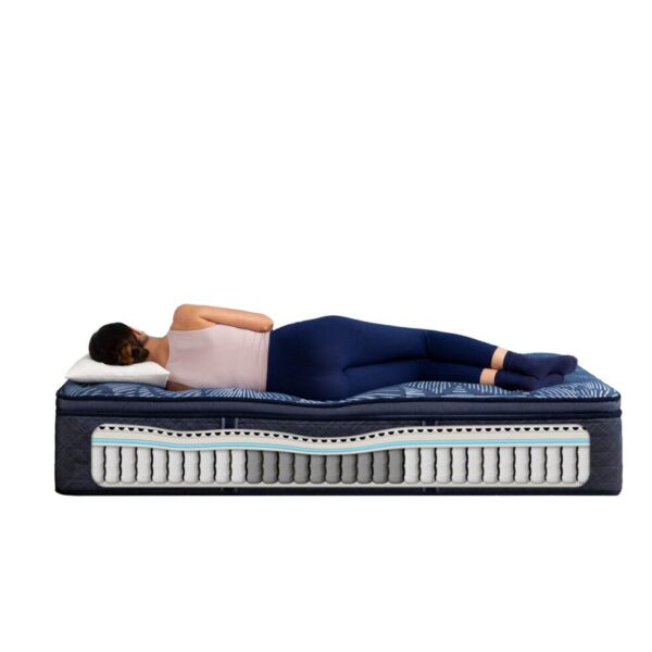 *Clearance* Serta - Perfect Sleeper Cobalt Calm Pillow Top Mattress 14.5″ Medium - Image 7