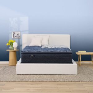 *Clearance* Serta - Perfect Sleeper Cobalt Calm Pillow Top Mattress 14.5″ Medium
