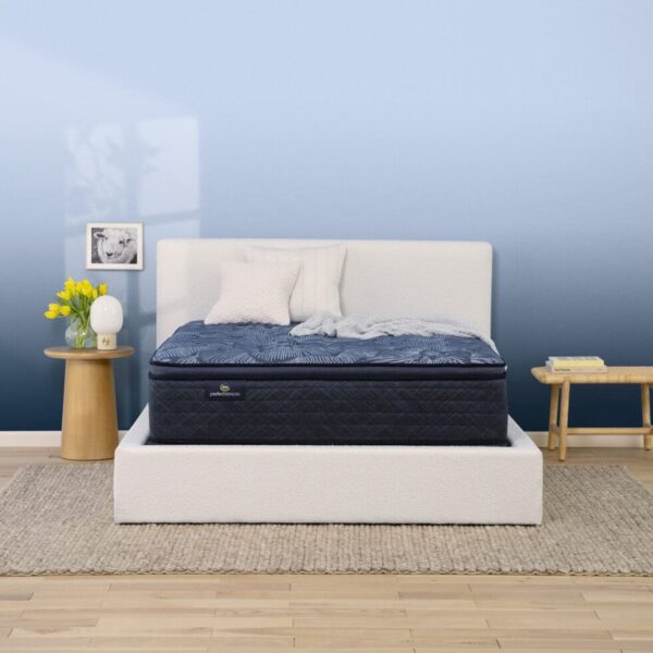 *Clearance* Serta - Perfect Sleeper Cobalt Calm Pillow Top Mattress 14.5″ Medium