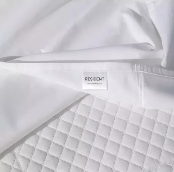 2 Pillows, Protector & Sheet Set - Resident Serenity Sleep - 3pc. Bedding Bundle White - Image 6
