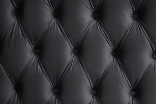 Titanic Furniture - Rose Platform Bed Black Velvet Tufted TV Lift with Bluetooth Speaker, Fireplace, USB Type C - Image 4