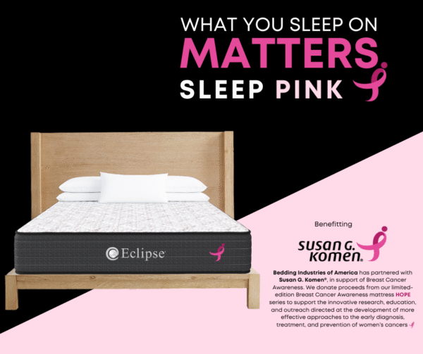 Eclipse by Heritage – “House of Hope Bed” Hybrid Mattress 12" Medium